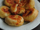 Mini Pan Fried Soya Masala Stuffed Buns