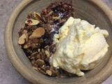 Blackberry Almond Crisp fruit & nuts paired deliciously