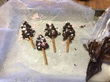 Chocolate Peppermint Christmas Trees