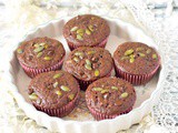 Double Chocolate Pumpkin Seed Muffins