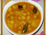 Chickpeas Curry Kerala Style