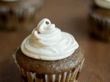 Coffee Cupcakes with vanilla Cinnamon Frosting