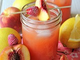 Raspberry Peach Lemonade