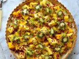 Tropical Fruit Coconut Tart & a Giveaway