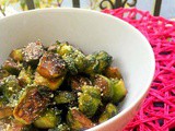 Sauteed Brussel Sprouts in Brown Butter Wine Sauce