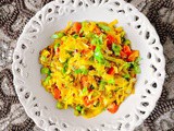 Sauteed Indian Cabbage Recipe with Carrot & Peas (v+gf)