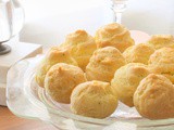 Goodbye to Downton Abbey: Cheese and Chive Gougeres