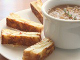 What to Cook for a Weekend of Playoffs and Snowstorms: French Onion Soup With Grilled Swiss Cheese and Bacon Dippers