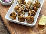 Mushroom Tikka Recipe - Grilled Mushroom Tikka, an Easy Appetizer