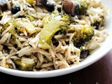 The Best Broccoli Mushroom Fried Rice, Step by Step Recipe