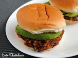 Red Kidney Beans and Avocado Burger