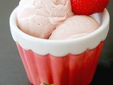 Strawberries and cream ice cream
