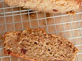Vegan whole wheat acorn squash bread