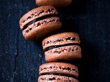 Hazelnut Macarons with Hazelnut Chocolate Ganache
