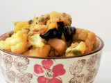 Aloo Gobi Methi Sabzi, Dry Potato Cauliflower Fenugreek Stir Fry Recipe