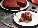 Whole Wheat Date Cake with No Refined Sugar