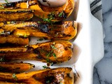 Roasted Butternut with Black Garlic and Miso