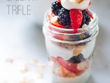 Toasted Coconut & Berry Trifles with Whipped Coconut Cream