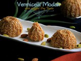 Vermicelli Modak with stuffed Dry Fruits