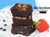 Black Bean Brownie | Flourless Gluten Free Butterless | FlavourDiary