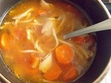 Turkey Vegetable Soup...and Blessings