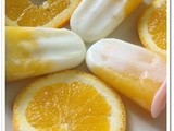 Orange Yogurt Popsicles