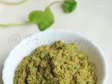 Mango Ginger & Brahmi Leaves / Maa Inji & Vallarai Keerai Chutney / Chutney Recipe - 67 / #100chutneys