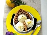 Lemon Curd and Lavender Ice Cream