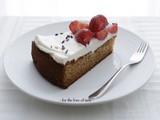 Strawberry – Almond sponge cake sugar free, grain free, gluten free  ///  Aardbei – Amandel biscuit tart sucker, grain en gluten vrij