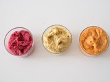 Hummus variations / houmous en trois versions