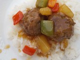 One Pot Sweet & Sour Meatballs with Rice - Pot In Pot Pressure Cooking