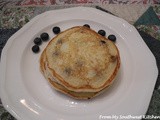 Blueberry Sour Cream Vanilla Pancakes