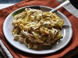 Alfredo Sauce With Low Carb Egg Pasta Recipe