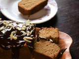 Whole Wheat Pound Cake in Pan With Chocolate Frosting – #BakingWithoutOvenSeries