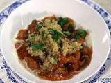 Pork and Mushroom Red Coconut Curry with Quinoa