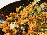 Roasted Cauliflower, Chickpea and Spelt Couscous Salad