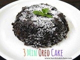 3 Minute Oreo Cake in Microwave Using 4 Ingredients
