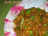 Shahi prawn curry