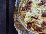 Day 2: Pumpkin, Goat cheese and proscuitto quiche