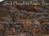 Dark Chocolate Pumpkin Brownies