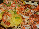 Spaghetti Squash & Grilled Shrimp