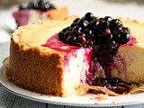 Blueberry Ricotta Cream Cheesecake