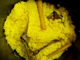 Indonesian Style Yellow Rice (Nasi Kuning) & Turmeric Fried Chicken (Ayam Goreng Kuning)
