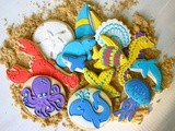 Ocean Themed Decorated Sugar Cookies