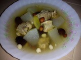 Ezcr#73 - winter melon, almond pork ribs soup