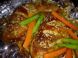 Japanese style baked sesame chicken