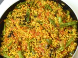 Spicy vegetarian fried rice