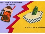 Munch Madness 2014: Round 1, Match 8: Pickles ‘n Hummus vs. Orange Soda ‘n Chocolate Ice Cream, by Nicole Smeltzer
