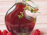 Raspberry and thyme vinegar