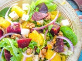 Simple Beetroot Salad With Orange and Feta